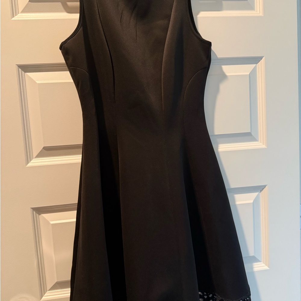 Donna Ricco Black Sleeveless Mini Dress